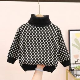 Pullover Boys Sweater Winter Girls Clothes Kids Knitter Sweaters Turtleneck Children Fashion Clothing Warm Costum Child 8 Years 230809