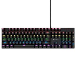 g300 wired mechanical keyboard 28 kinds of Colourful lighting gaming and office for windows and ios system