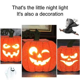 Other Event Party Supplies Decorative Halloween Lantern Vibrant Led Pumpkin Festive Jackolantern Decor for Outdoors Dining Room 230809