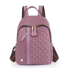 Lu Brand Women Yoga Outdoor Bags Backpack Casual Gym Designer Fashion Teenager Student Schoolbag Knapsack 4 Colours