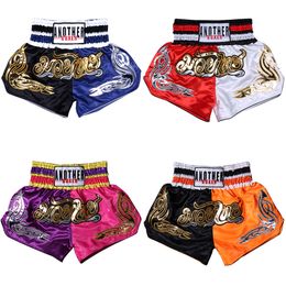 Men's Shorts Kick Box Pants Muay Thai Shorts Women Men Children Sanda Boxing Suits MMA Fight Grappling Competition Match Training Clothing 230808