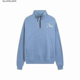 Designer fashion Brand Mens Hoodies Rhude Hoodie Womens Streetwear Pullover Sweatshirts S-XL womens mens hoodie polo