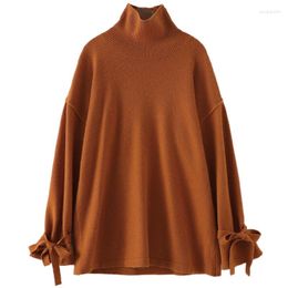 Women's Sweaters Turtleneck Pullover High Street Cashmere Winter Warm Sweater Women Designer Latest Fashion For 2023 Clothes