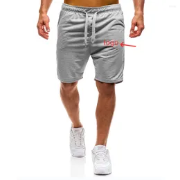 Men's Shorts 2023 Summer Casual Capris Sports Pants Fashion Solid Colour Comfortable Beach Customised Logo