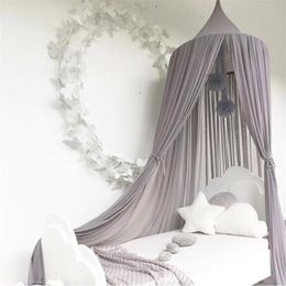ins new childrens bed curtain chiffon dome bed baby curtains princess 4 Colour optional mosquito net238r
