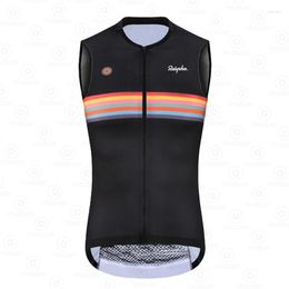 Racing Jackets Raphaful 2023 Lightweight Breathable Windproof Bicycle Jersey Cycling Vest Man Sleeveless