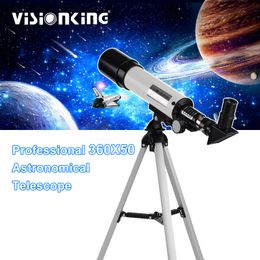 Visionking Refraction 36050 Astronomical Telescope Skywatcher With Portable Tripod Sky Monocular Telescopio Space Observation Scope Gift