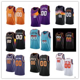 Phoenix''Suns''Custom Jersey Men Women Youth Kevin 35 Durant Chris 3 Paul Devin 1 Booker Deandre 22 Ayton 15 Cameron Payne 14 Landry Basketball Jerseys