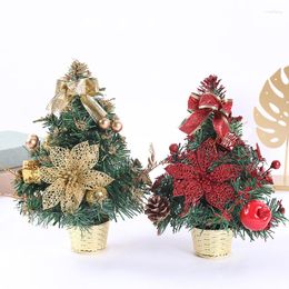 Christmas Decorations Artifical Hollow Flowers Berry Tree Pine Xmas Ornaments Year Home Party Desktop