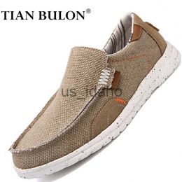 Dress Shoes Fashion Trend Men Canvas Shoes Luxury Brand Light-weight Mens Loafers Breathable Men Casual Shoes Driving Shoes Plus Size 39-48 J230808