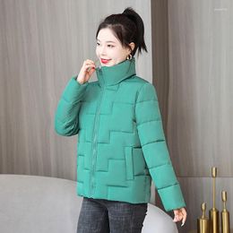 Women's Trench Coats 2023 Autumn Winter Jacket Women Parkas Hooded Thick Down Cotton Padded Female Short Coat Outwear