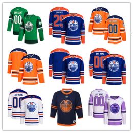 Edmonton''Oilers''Hockey-Trikots 7 Paul Coffey 31 Grant Fuhr 86 Philip Broberg 75 Evan Bouchard 16 Tyler Benson 74 Stuart Skinner 35 Olivier Rodrigue 55