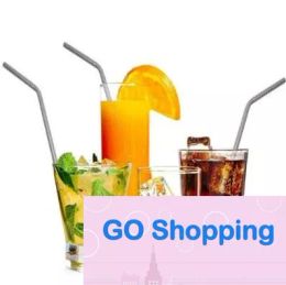 Simple Stainless Steel Straw Stainless Steel Straw Steel Drinking Straws Reusable ECO Metal Drinking Straw Bar Drinking Straws 300pcs