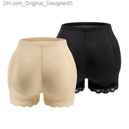 Butt Lift Pants Women's Fake Buttocks Plump Hips Large Shaped Underwear Lace Fake Butt Padded Boxer Shaped Shorts Z230811