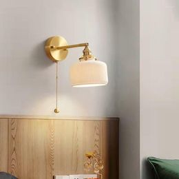 Wall Lamps Lamp Retro Led Switch For Reading Black Outdoor Lighting Bed