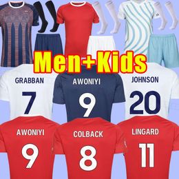 23 24 Nottingham GRABBAN Soccer Jerseys Johnson Surridge 2023 2024 Forest AMEOBI MIGHTEN KROVINOVIC Zinckernagel Yates Football Shirt Full Kit men kids child socks