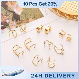 Backs Earrings Fake Cartilage Earring Set Trend Ear Clip Jewellery Gifts Gift Non-piercing Simple Of