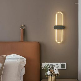 Wall Lamp Nordic Copper LED Creative For Luxury Living Room Decoration Bedroom Bedside Design Interior Light