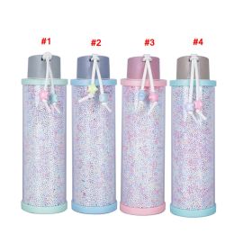 Bead Water Bottle Creative Glass Cup Leak Prevention Candy color tumbler Portable Men Women Mug