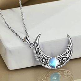 Pendant Necklaces CAOSHI Fashion Lady Moon Necklace Delicate Accessories For Women Exquisite Female Anniversary Party Jewelry