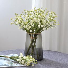 Decorative Flowers Simulated Bouquet Of Lilies The Valley Fresh Tabletop Decoration Home Wedding Holding Holiday Gifts