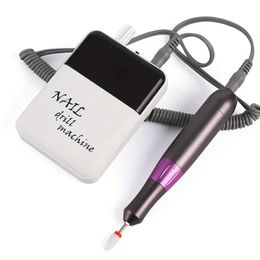 Professional Brushless Electric Nail Drill Set - Portable Manicure File & Drilling for Perfect Nails!