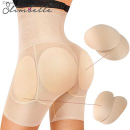 Padded Butt Lift Panties Women's High Waist Shaping Pants Abdominal Control Shaping Waist Training Hip Enhancement Underwear Shorts Z230811