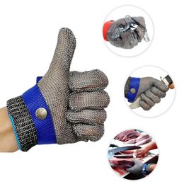 Cleaning Gloves Stainless Steel Anticut Working protection Safety Wearresistant Slaughter Butcher Cutting Fishkilling Metal Iron Glove 230809