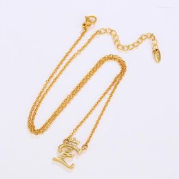 Pendant Necklaces European And American Special-Interest Design Letter Female 26 Gold-Plated Necklace Fashion Jewellery