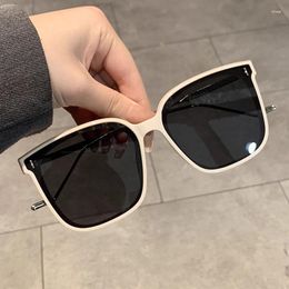 Sunglasses Vintage Women Fashion Designer Luxury Big Frame Sun Glasses Female Outdoor Shopping Shades Men Travelling