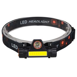 Shopping Head Torch, Super Bright LED Headlamp with 2 Lighting Modes, Zoomable Waterproof Headlight for Camping/Fishing/Hiking/Reading/Dog Walking/Emergency