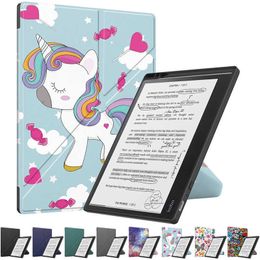 For Kobo Elipsa 2E 10 3 inch Case Cute Unicorn Butterfly Painted Magnetic Smart Folio for Funda Kobo Elipsa 2E 2023 Case Cover HKD230809