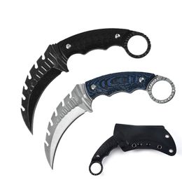 light scorpion claw knife outdoor camping jungle survival battle karambit Fixed blade hunting knives self Defence Camp fighting tactics Outdoor knife claw knife