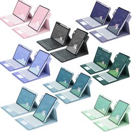 Smart Swivel Detachable Bluetooth Keyboard Touch Tablet Cover Case for IPad 2022 Pro 11 Air 4 5 9.7 10.2 HKD230809