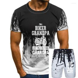 Men's Tracksuits Hip Hop Vintage Biker T-Shirt Summer Lovers Day Father Husdand Tees Prevalent O Neck Cotton Clothing Cycles Men T Shirt