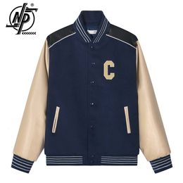 Mens Jackets Men Fashion HighEnd Brand Jacket Original Design Patchwork CE Embroidery Women Coat High Quality Unisex Famous Baseball Uniform 230809