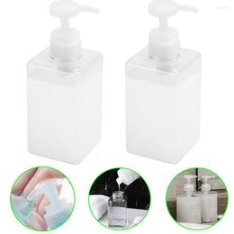 Liquid Soap Dispenser Ergonomic And User Friendly Set Of 2 Clear Pump Bottles For Bathroom Kitchen (450ml Each)