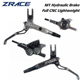 Bike Derailleurs ZRACE M1 X2 X4 Mountain Hydraulic Brake Full CNC Lightweight MTB Oil Pressure Disc Set Front and Rear 230808