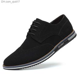 Dress Shoes Classic Brothers Men's Frosted Suede Leather Shoes Winter Casual Men's Sports Shoes Undefined Men's Shoes Plus Size Z230809