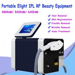 Portable Elight Hair Removal Machine Removal Red Blood Skin Care Remove Freckle OPT IPL L aser Beauty Equipment