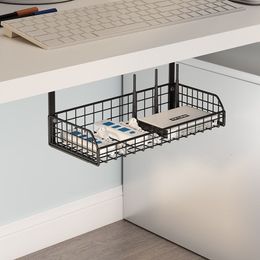 Other Home Garden Under Desk Wire Storage Rack Cable Organizer Tray Chic Management Table dsfawc 230808