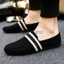 Dress Shoes Men Shoes Black Blue Loafers Slip on Male Footwear Adulto Driving Moccasin Soft Comfortable Casual Shoes Men Sneakers Flats J230808