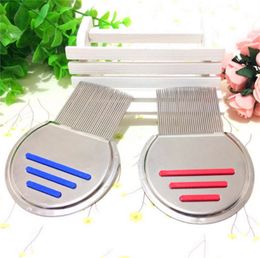 Dog Grooming Terminator Lice Comb Professional Stainless Steel Louse Effectively Get Rid For Head Lices Treatment Hair Removes Nits 3 Colours JL1839