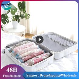 Storage Bags Seal The Vacuum Handbag Compression Bag Travel Essentials Packing Space Saver Portable Collection