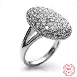 Cluster Rings Stylish S925 SS925 For Women Jewelry Vampire Bella 5A Zircon Engagement Wedding Party Cosplay Ring