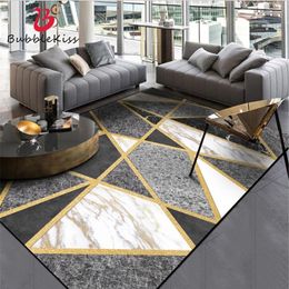 Bubble Kiss European Style Marble Gold Line Pattern Carpets For Living Room Sofa Coffee Table Rug Home Decor Bedroom Floor Mat299m