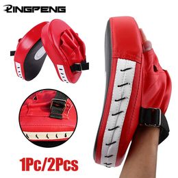 Sand Bag Boxing Pads Curved Punching Mitts Training Hand Target Gloves Training Focus Pads for Kickboxing Karate Muay Thai Kick Sparring 230808