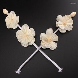Decorative Flowers 10PCS Hand-made Sola Flower For Essential Oil DIY Rattan Sticks Home Decoration Accessories Reed Diffuser