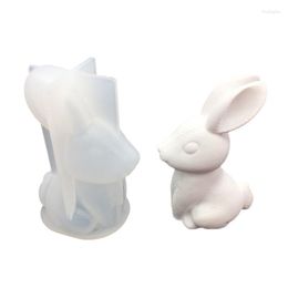 Baking Moulds Easter Silicone Mold DIY 3D Stitching Animal Model Plaster Cartoon Fondant Cake Decoration Tool