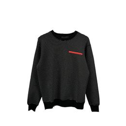 Pradity Designer Women Sweatshirt Men Hoodie Panelled Nylon Metal Triangle Red Label Sets White Streak Sweater Cotton Gray Black S-xl